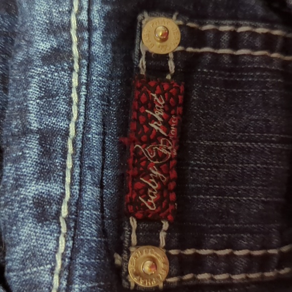 Baby Phat cuffed Capri Size 7 - Picture 4 of 7